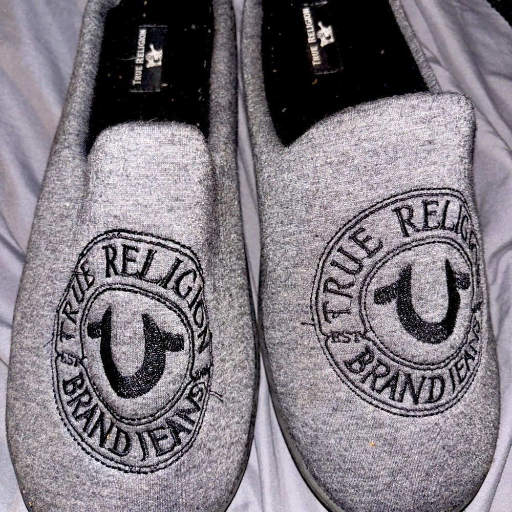 True religion slip on loafers!